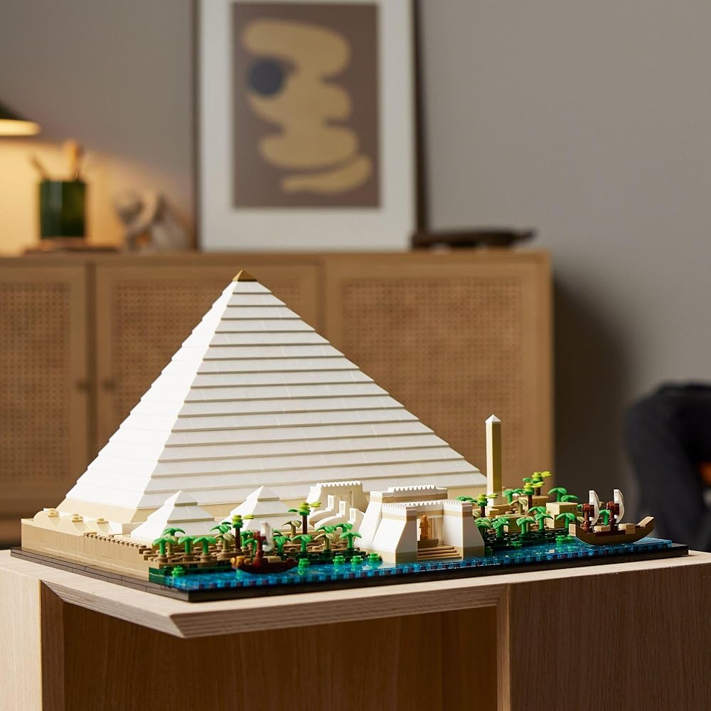 LEGO Architecture Giza Pyramid Building Set 21058 Toy for Adults and Kids Home Decor Gift