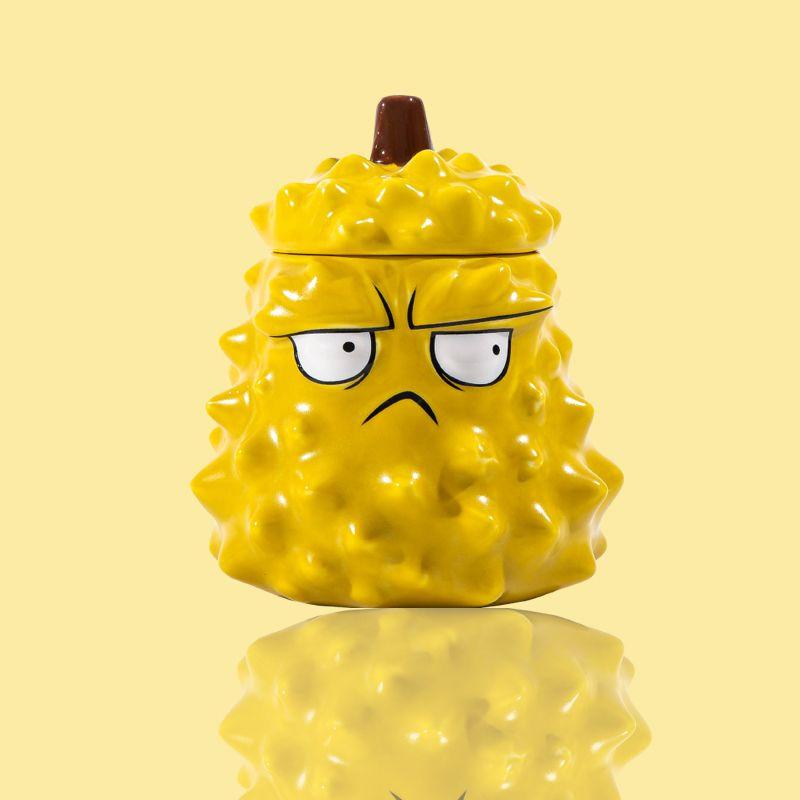 

Durian Cup Bizarre Mug Tea Cup with Lid, Home Water Cup, Funny Sand Sculpture, Birthday Gift for Girls 301-400ml