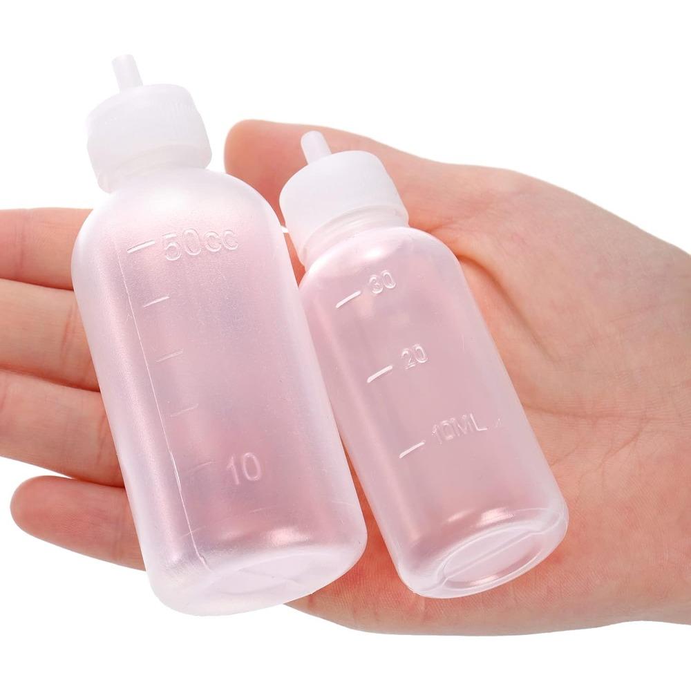 Glue Bottles with Blunt Needle Precision Tip Squeeze Applicator Dispenser Bottle for Dispensing or Refilling Oil Liquids Paint