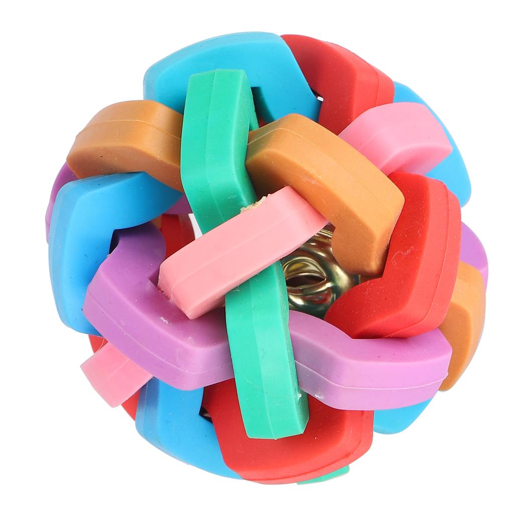 Dog Puppy Toy Colorful Soft Squeak Dog Plaything with Inside Bell Pet Interactive ToysSmall