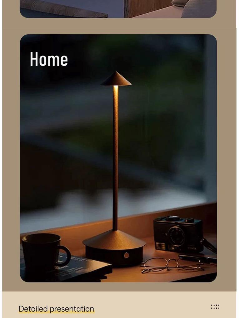 American Style LED Night Light - Creative Decorative Bedside Lamp for Restaurant or Study