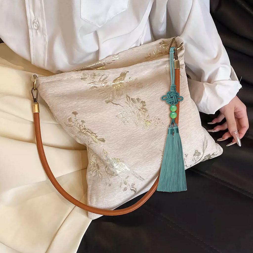 Polyester Chinese Knot Tassels Charm for Handmade Craft Projects Handcrafted Ornament Decorative Festive Supplies