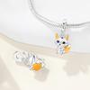 Copper Cute Fox Animal Original Pendants Bracelet Charms Jewelry Party Beads Diy Trendy Gifts