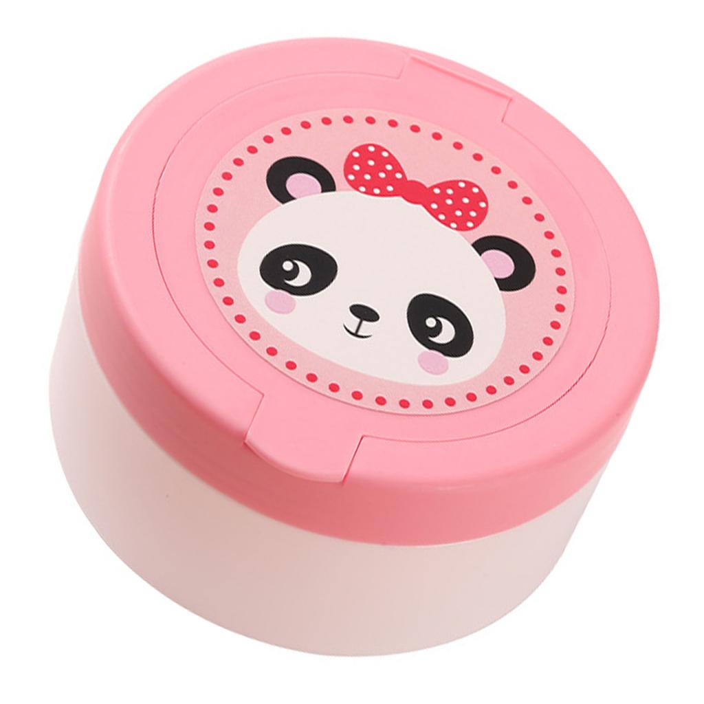 Infant Powder Puff Container Toddler Powder Puff Holder Gentle Care Easy To Carry for Sensitive Skin for Bath Time