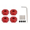 4pcs 1 10 RC Wheel Hex Hubs Nut 14mm Aluminum Wheel Hex Drive Hub for AMMRA Big Rock for Typhon for Senton