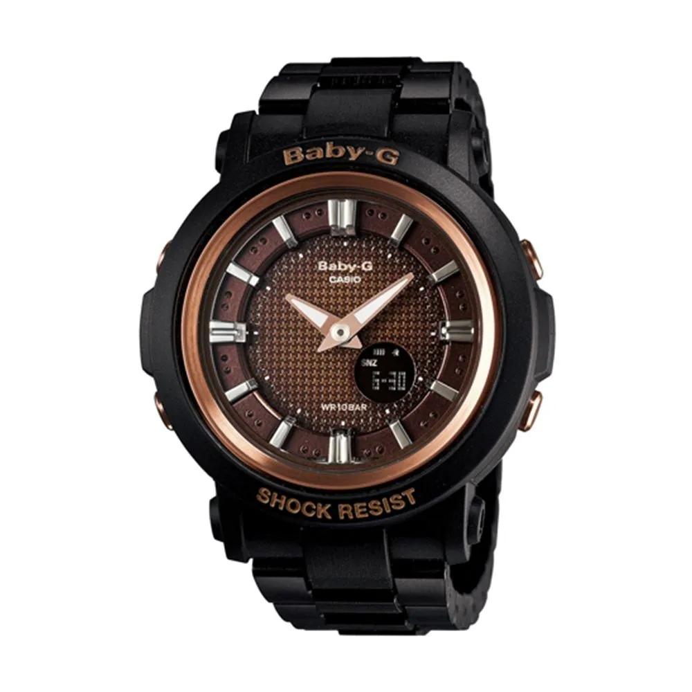 G-SHOCK BABY-G Braun Rose Gold Women s Jelly Watch Resin Watch BGA-301-1A