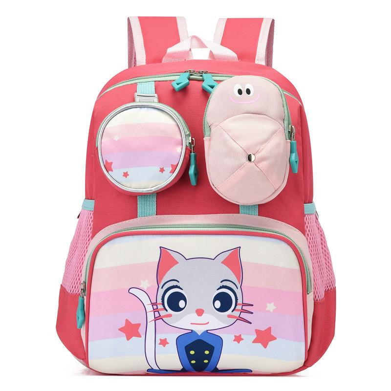 Trendy Fashionable Kids Backpack Stylish Colorful Cartoon School Bag For Boys And Girls