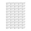 50Pcs Clothes Hanger Connector Link Hooks Clear Space Saving Hanging Organizer Cascading Hangers for