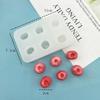 1PC 3D Cherry Silicone Mold, DIY Baking Cake Decor, Clay Gypsum Candle Making Tool, Home Decor