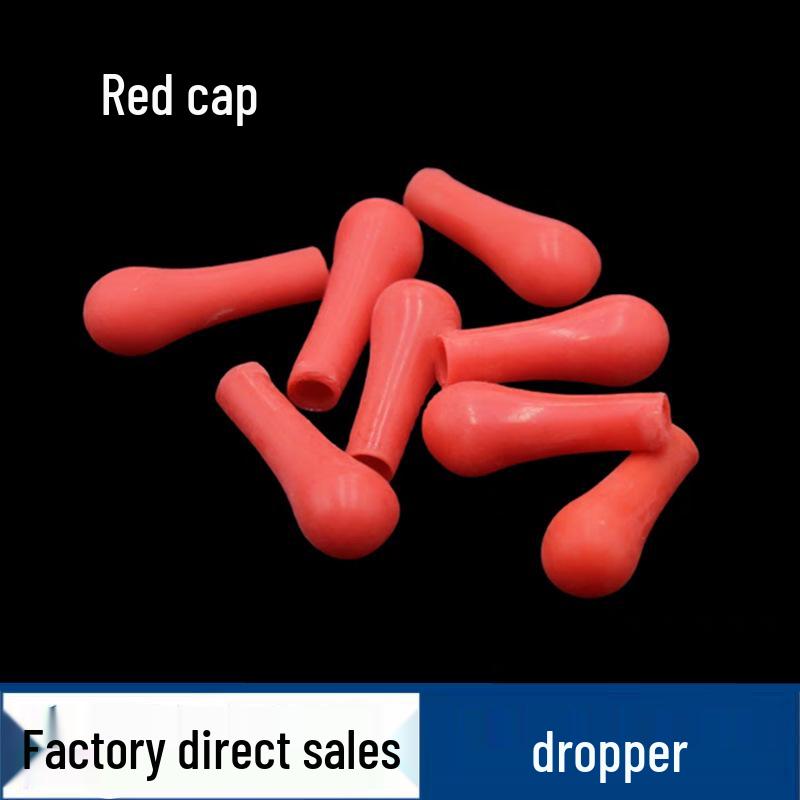 Red Cap Glass Pipette - 1ml 2ml, 10cm 15cm Transfer Pipette