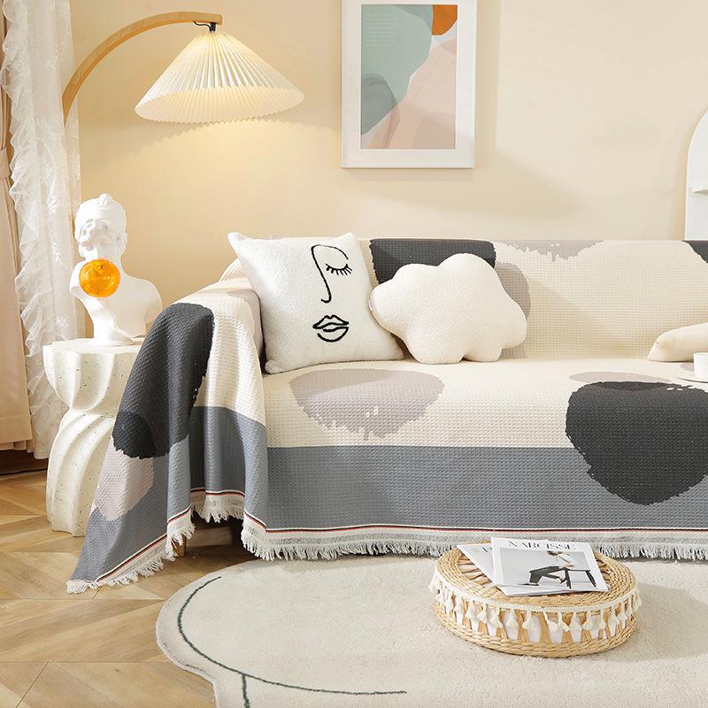 "All-Season Bohemian Non-Slip Sofa Cushions and Covers for Living Room"