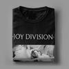Joy Division Us Apart Koszulki Męskie Bawełna Czysta Koszulki Vintage Okrągły Dekolt Krótki Rękaw Odzież Plus Size