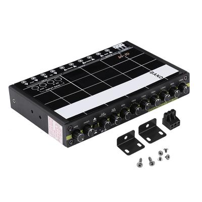 Car Audio Modyfikowany Korektor Graficzny EQ 7s Car Audio Stereo Tuner z Wejściem Aux 3,5 mm i Pokrętłem