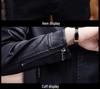 Men's Slim Fit PU Leather Jacket - Spring & Autumn Fashion Trend