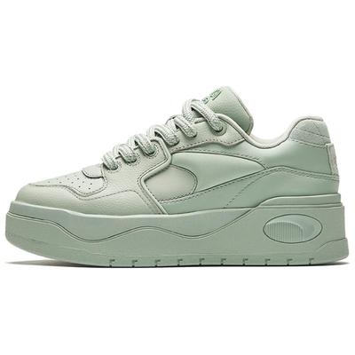 982Evo Classic Trendy Versatile Casual Non-Slip Wear-Resistant Supportive Height-Increasing Low-Top Skate Shoes Women Sneaker Green 122438091-4