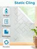Frosted PVC Window Film - Static Cling UV Blocking Privacy Cover for Home Office Glass Doors Opaque