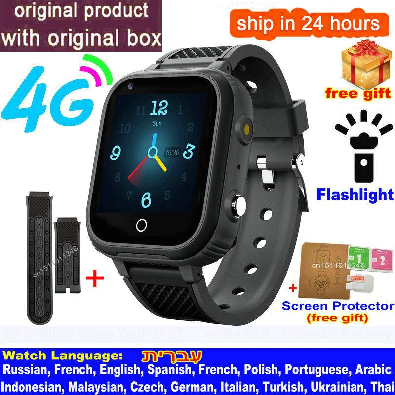 New Smart Watch Kids 4G GPS WIFI Video Call SOS Child Smartwatch Camera Monitor Tracker Location Phone Watch Boy Girl Gifts