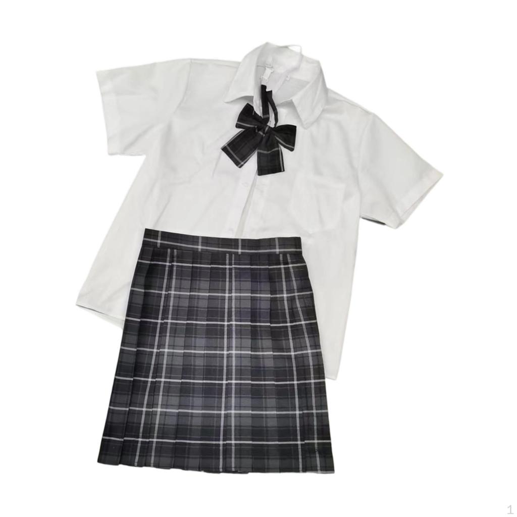 Women Japanese Uniform Outfit Comfortable Cosplay Costume for Shopping Stage