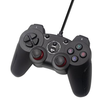 [Ainex] PC Game Wired Controller GP-01 Black (W159 X D101 X H68mm, 1.8m Cable)