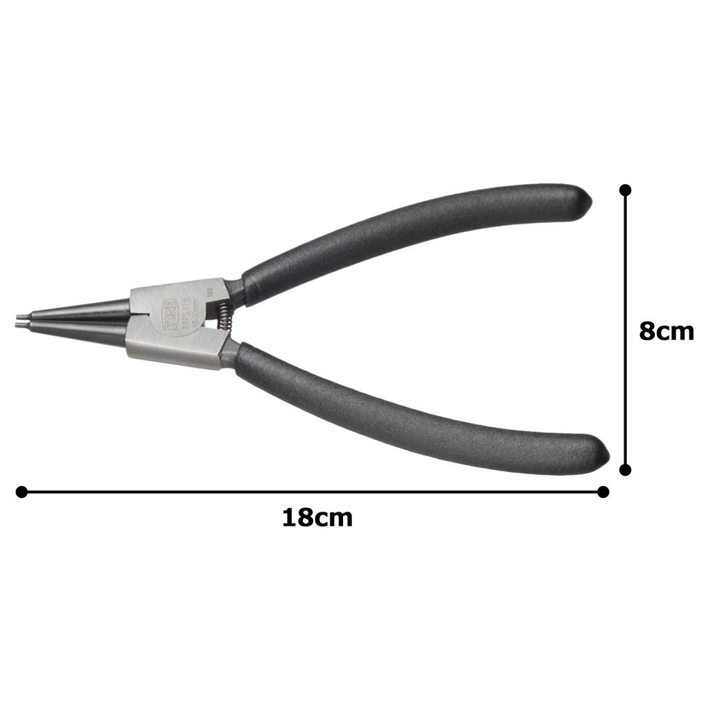 TONE Snap Ring Pliers for (Straight Type, Shafts) SRPS-175 19~60mm