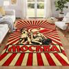 FC Spartak Moscow Carpet Door Mat for Living Room or Bedroom Protective Mat Under Chair Office Decoration Christmas Gift Birthday Present