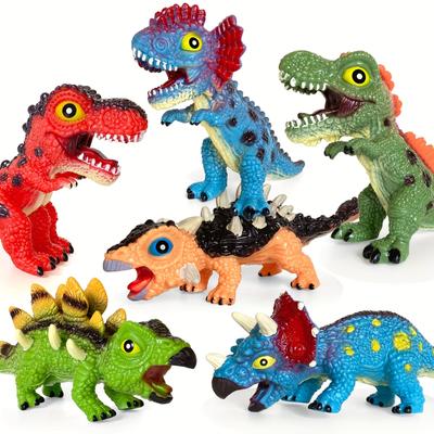 Měkké dinosauří hračky pro děti - T-Rex, Spinosaurus, Triceratops - Dárky pro dinosaury pro kluky