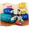 Plush Toy Minibus Doll Throw Pillow Room Decorated With Childrens Birthday Gift