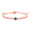 Handmade Woven Stainless Steel Bracelet with Custom Photo and 'I Love You' In 100 Languages Projection