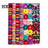 Elastic Fabric Hair Ties Colorful Bands Clips Mini Claw Rubber Versatile Kit with Box for Girls Teens Children, Accessories Daily Styling Everyday