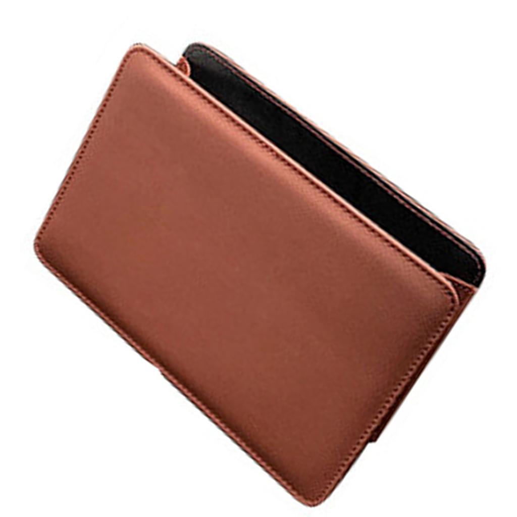 Convenient Leather Vehicle Garbage Holder Leakproof Construction Dust Bin Easy Cleaning Removable Design For Auto Spaces