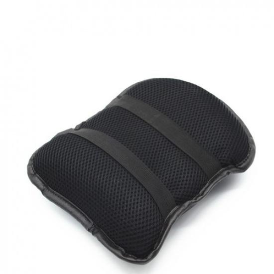 Black Car Armrest Box PU Leather Durable Mat Cover Center Console Soft Pad