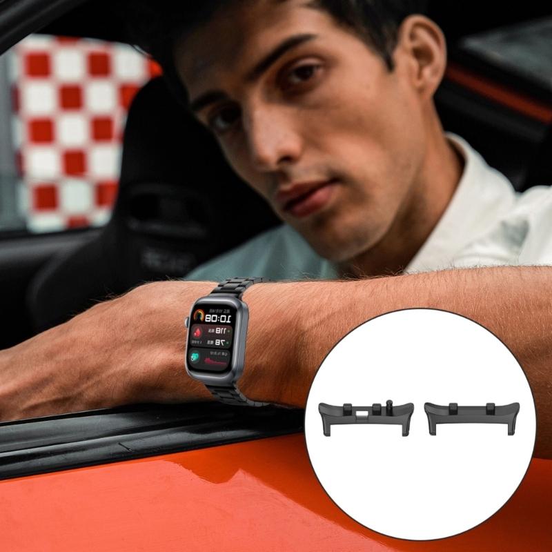 Pair Adapter Straps Connector Strong Metal Straps Connector Adapter Bracelets Accessories Upgrades for Smartwatch
