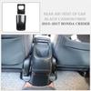13-17model of CRIDER Rear Cup Holder with Carbon Fiber Pattern Black Navigation Panel Is Used for Car Interior Decoration