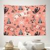 Boho Tapestry Wall Hanging Aesthetic Room Decor Nature Forest Tree Pattern Dorm Wall Art Home Textile Vintage Throw