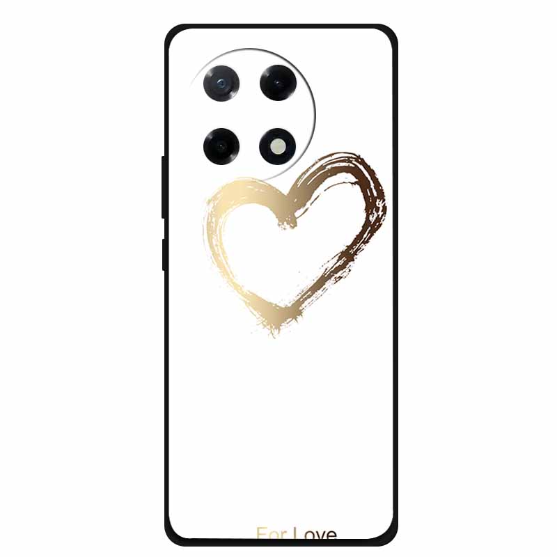 For Tecno Spark 30 Pro Case Luxury TPU Soft Silicone Back Cover Phone Cases on Spark30Pro KL7 Protector Bumper Love Flower Coque