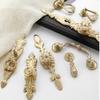 Nordic Solid Brass Cabinet Handle Hardware with Matching Screws Door Handle Drawer Knobs Kitchen