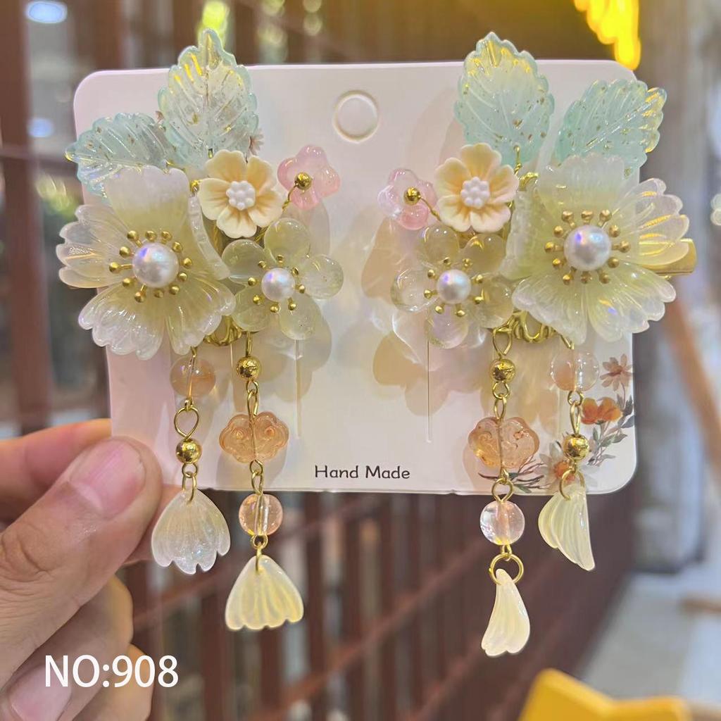 Children's Hanfu Hair Accessories: Ancient Style Hairpins & Clips