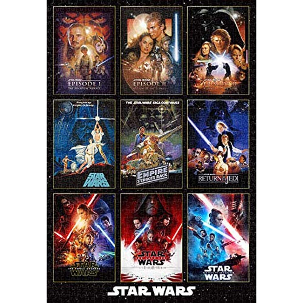 

Tenyo [Made in Japan] 1000 Piece Jigsaw Puzzle Star Wars Movie Poster Collection (51x73.5cm) W-1000-673 Includes Glue, Spatula, Service Card Included