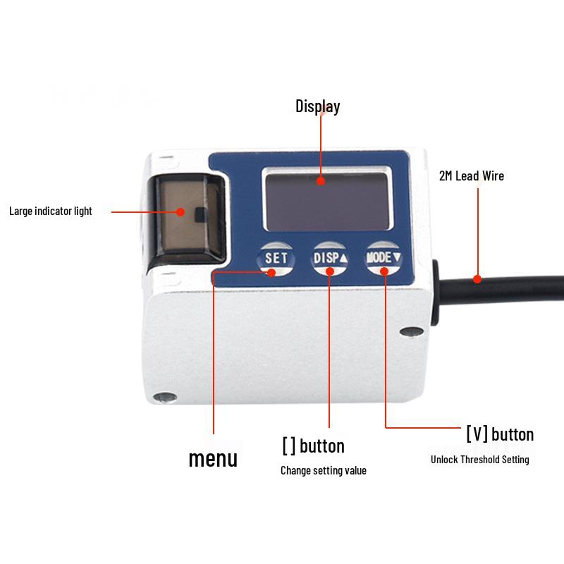 Adjustable TOF Laser Rangefinder and Long-Distance Detection Photoelectric Sensor Switch