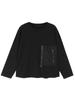 XITAO Long Sleeve T-shirt Zippers Patchwork Casual Simplicity Women DMJ3611