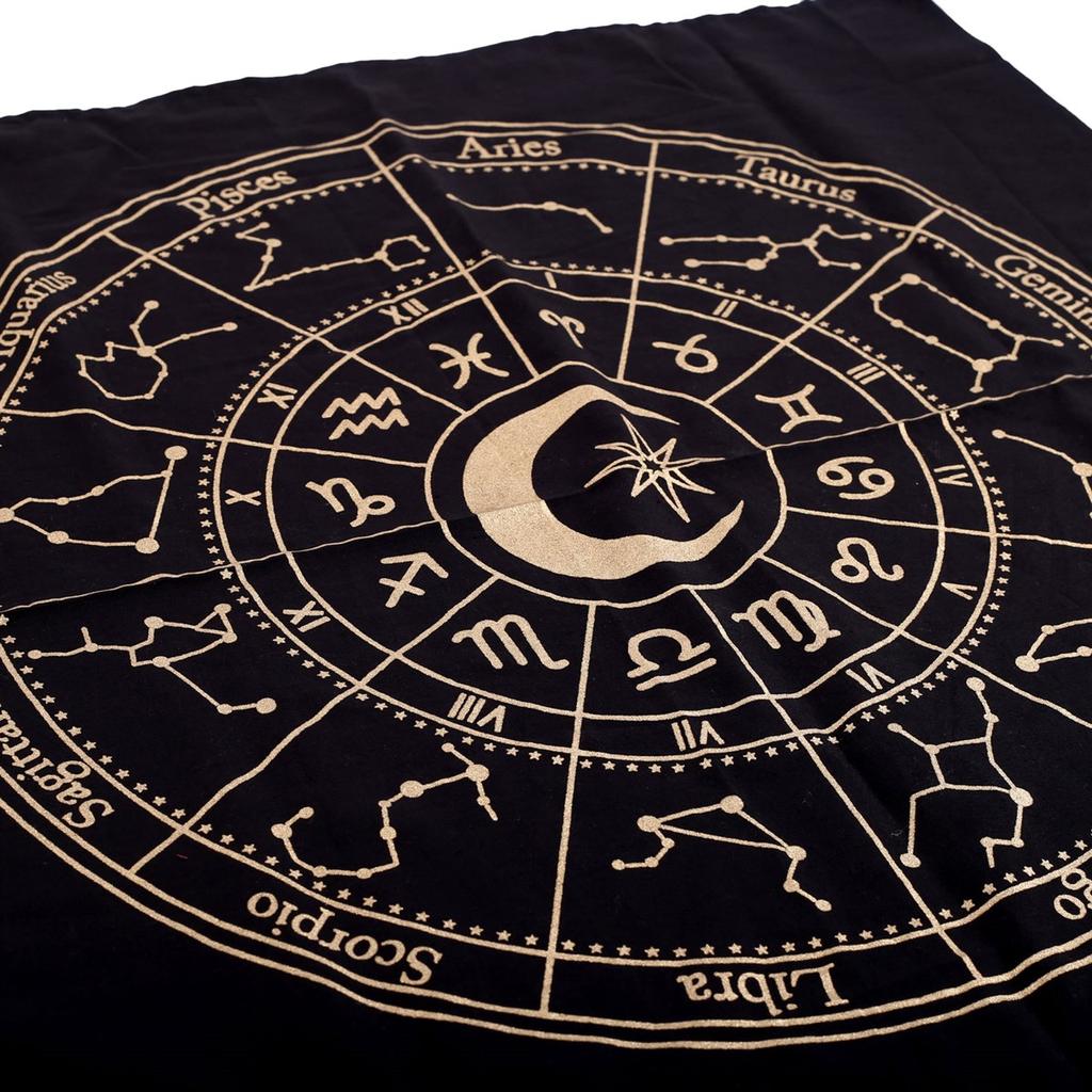 Something Different Astrology Wheel Altar Cloth