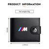 Heiß 2025 Leder Herren Geldbörse Geschenk Münz ID Bargeld Kreditkartenhalter Geldbörsen Für BMW M Performance 1 2 3 5 7 Serie X1X2X3X4X5X6 G20