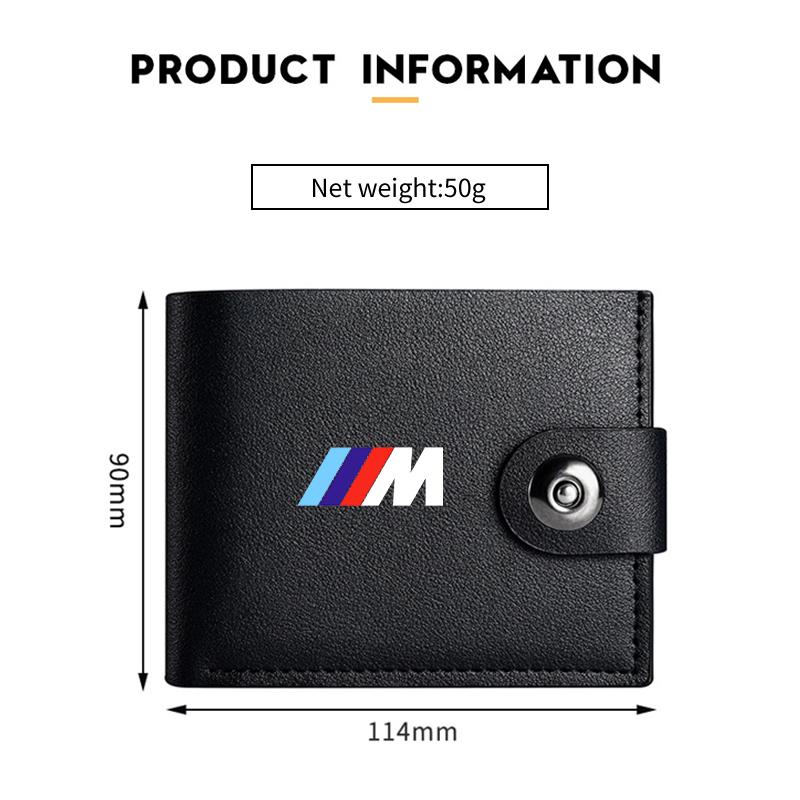 Heiß 2025 Leder Herren Geldbörse Geschenk Münz ID Bargeld Kreditkartenhalter Geldbörsen Für BMW M Performance 1 2 3 5 7 Serie X1X2X3X4X5X6 G20