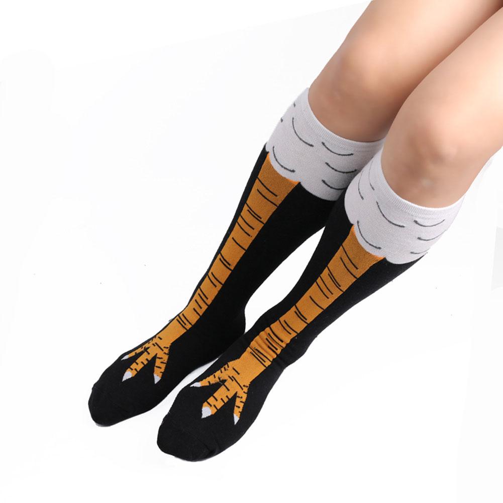 Chicken Legs Knee High Socks Cartoon Animal Novelty Stockings Funny Socks