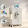 20-Inch Lightweight Spinner Suitcase: Stylish, Compact, with Combination Lock, Unisex Design and High-Quality Wheels for Easy Travel.
