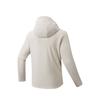 Anta Outdoor Series Fire Shell Warm Windproof Anti-Static Comfortable Versatile Casual Fashion Hooded Jacket Unisex Jackets Milled-Grey 972616701-1