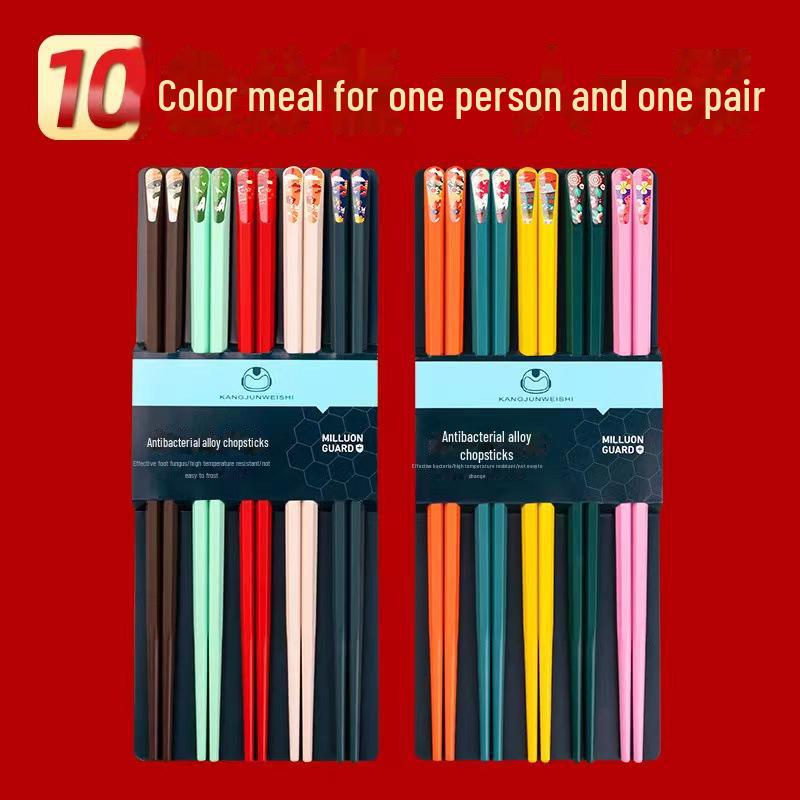 

Youshengmeidi Японские заостренные палочки из сплава - Одна пара для раздельной еды и прямой трансляции