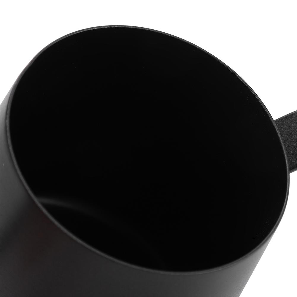 304 Stainless Steel NonStick Long Spout Coffee Pot Kettle Teapot for Home Coffee Shop Cafes(Black 250ml )