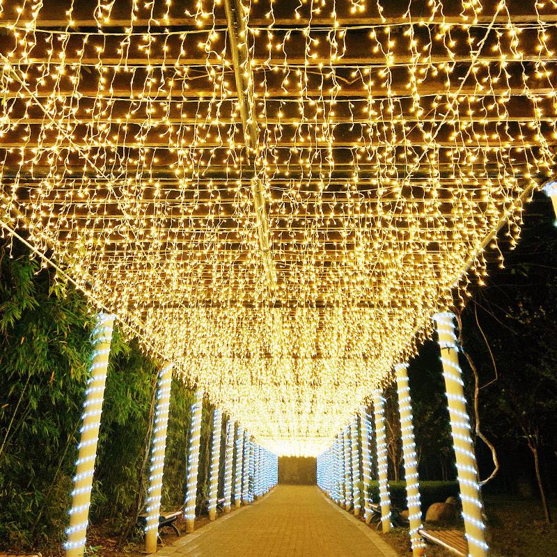 Outdoor LED Icicle Waterfall Light
