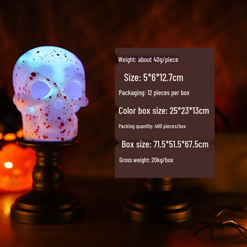 Black Cat on Pumpkin Lantern: Halloween LED Candle Lamp Decoration